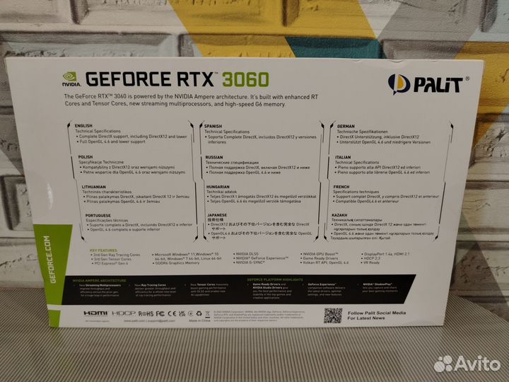 Видеокарта Rtx 3060 12 гб