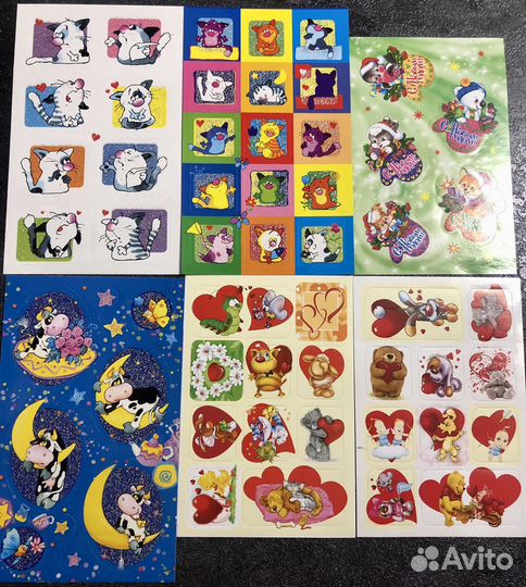 Наклейки разные