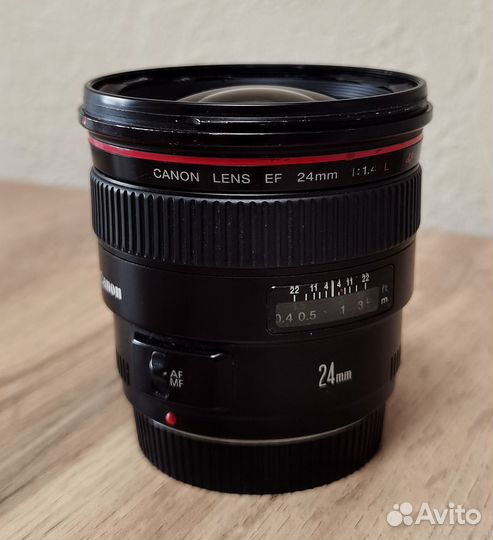 Объектив canon 24mm f/1.4 l EF