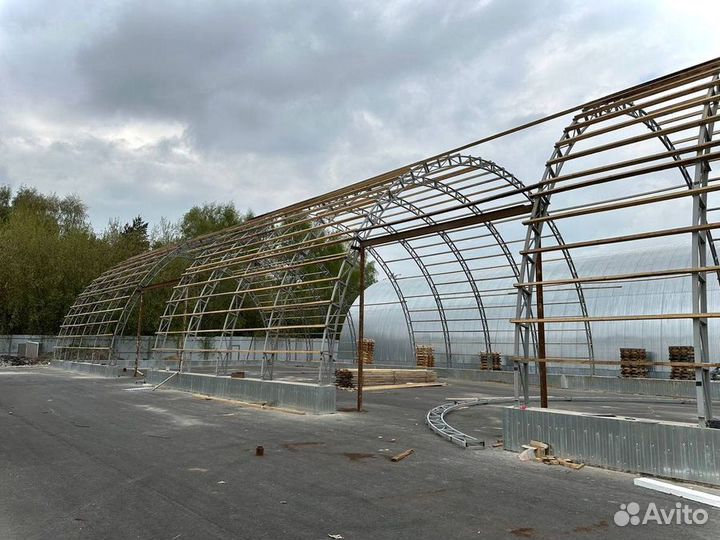 Фермы каркас дуги арки для ангара 9м9000 мм