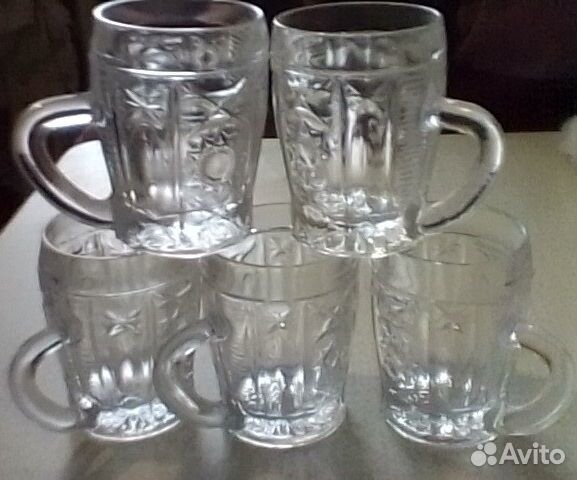 Набор хрустальных кружек СССР