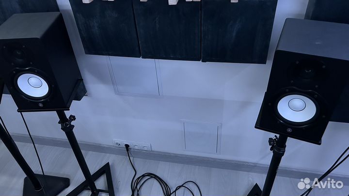 Студийные мониторы yamaha hs7 + стойки