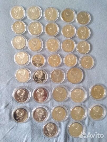Юбилейные рубли СССР Proof