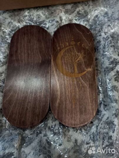 Доска садху из Сибирского кедра с медными гвоздями