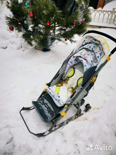Санки коляска Nika