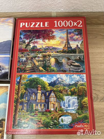 Пазлы на 500, 1000 и 1500 деталей