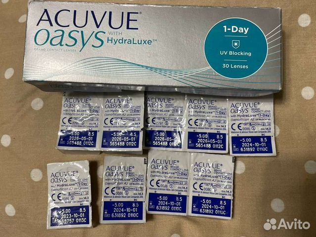 Линзы контактные acuvue oasys 1 day