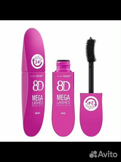 Тушь 8D mega lashes удлиняющая