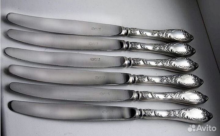 Столовые ножи мнц, СССР, 70 е, 6 шт