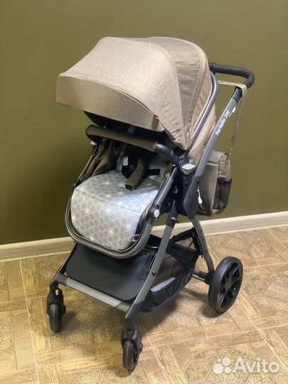 Коляска трансформер 2в1 Farfello Joy песочная