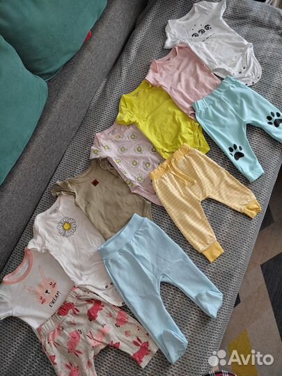Боди штанишки на девочку 68