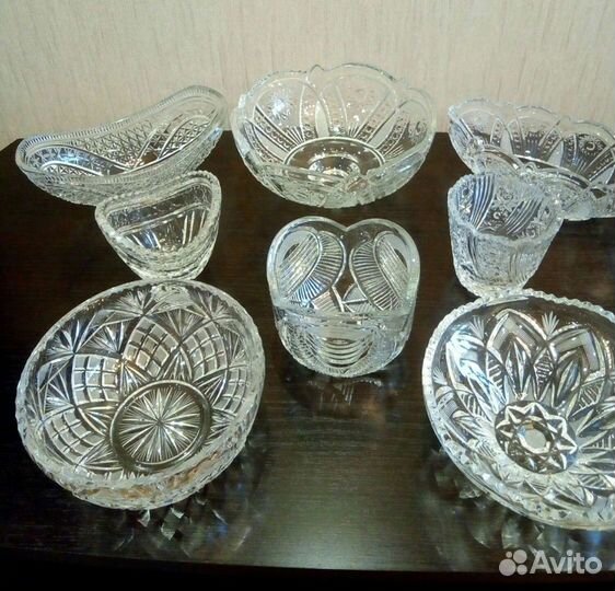 Ваза хрустальная