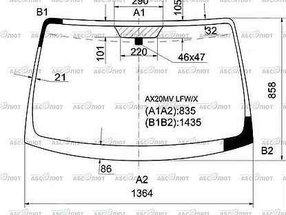 Стекло лобовое toyota raum 2003- WS AX20 GB1 FYG с