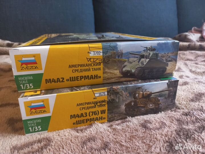 Сборная модель танка M4 Шерман 1/35