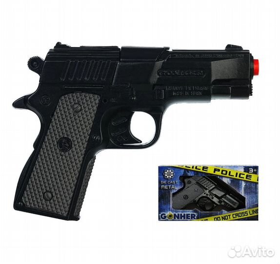 46/6 Пистолет Police 8 пистонов (механический звук