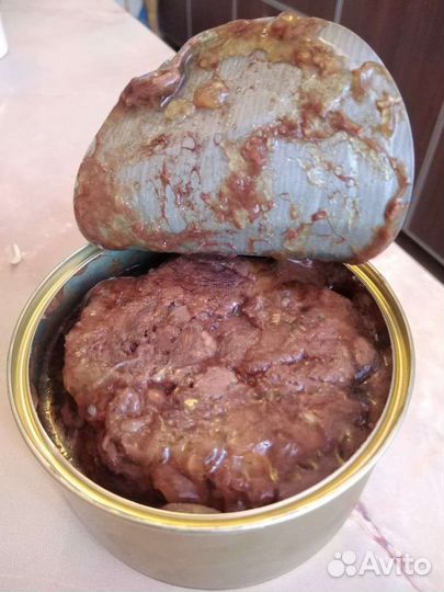 Свежая тушёнка из мяса лося