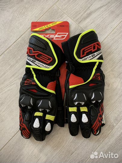 Мотоперчатки Five RFX2 Airflow black fluo yellow