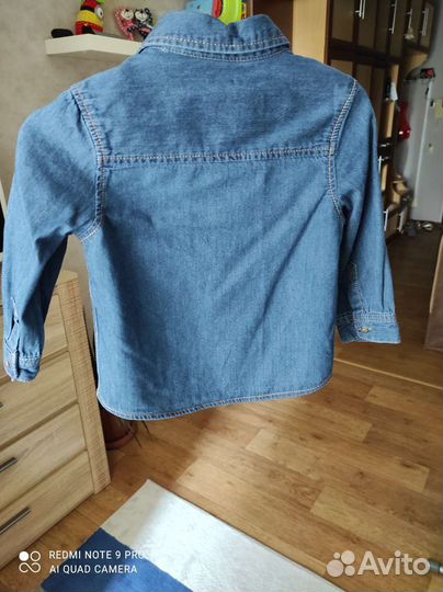 Джинсовая рубашка