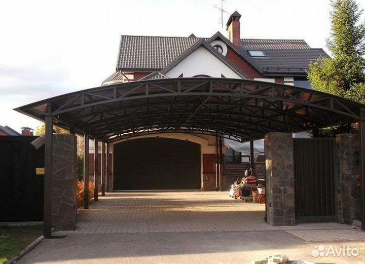 Монтаж сварка навесов и металлоконструкций