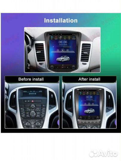 Магнитола Android Opel Astra J 2009-2014 6+128G