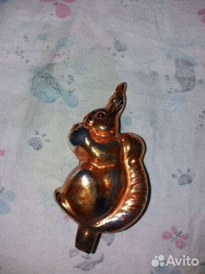 Ёлочные игрушки на прищепке.стекло СССР