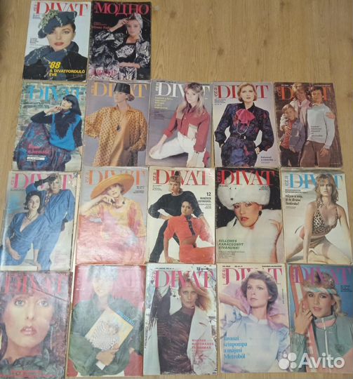 Журнал мод Eza Divat.Европа,1982-1988