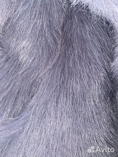 Шуба серая женская 40-42
