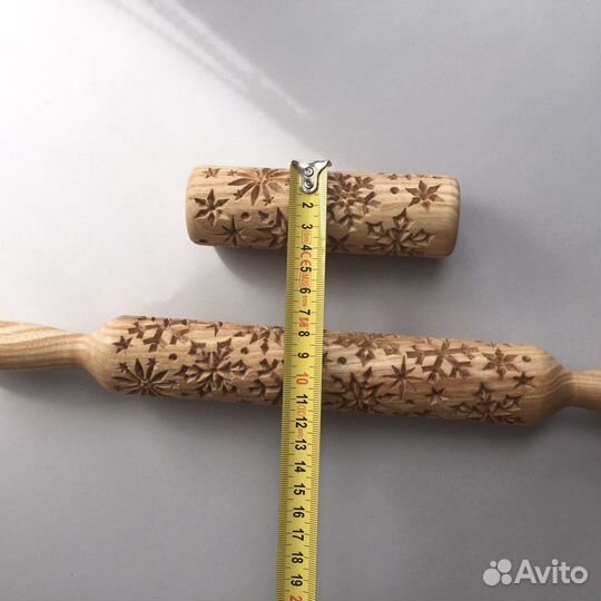 Скалка для пряников 40, 12 см для печенья