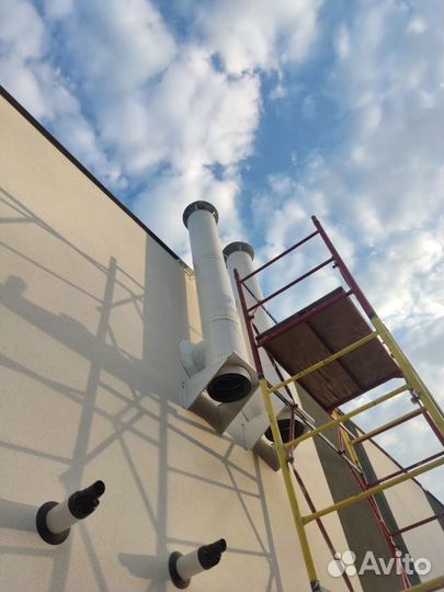 Монтаж заземления. Вентиляция для газа