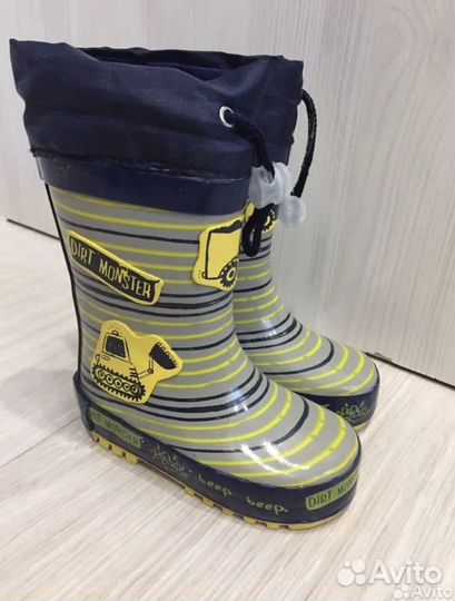 Детские резиновые сапоги 20 размер