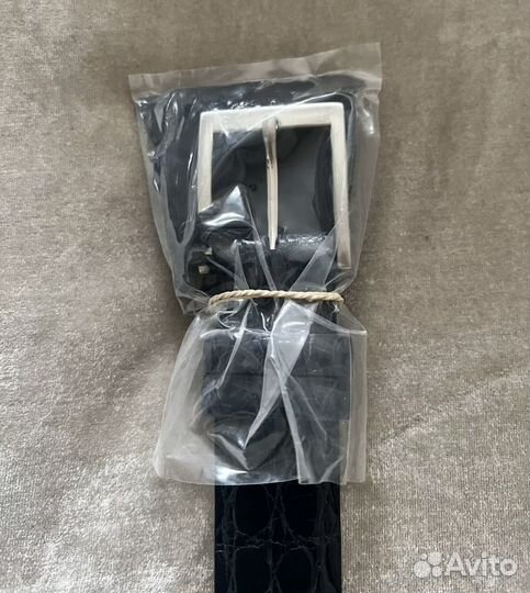 Ремень крокодиловый W.Kleinberg США