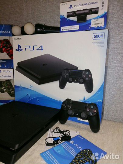 PS4 Slim с 75 топ.играми