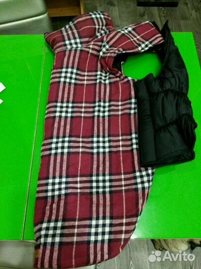 Двухсторонняя куртка для собак