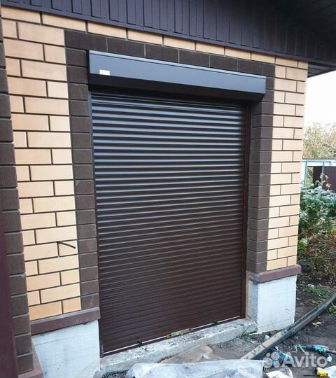 Рольставни на гараж с монтированием до 1-го дня