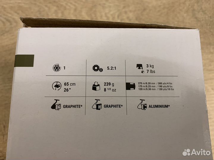 Катушка спиннинговая Caperlan RFT100 3000