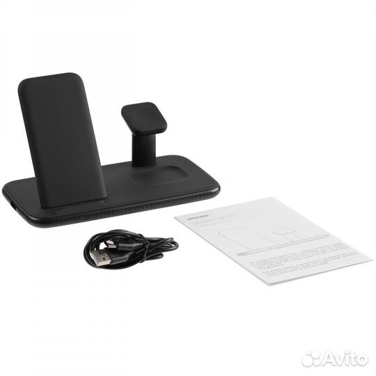 Беспроводная зарядная станция Smart Nest черная