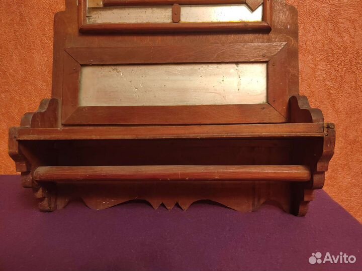 Полка/зеркало с рушником(Старинная