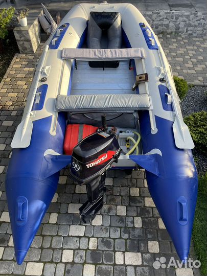 Лодка Badger Heavy Duty 370 мотор Tohatsu 18