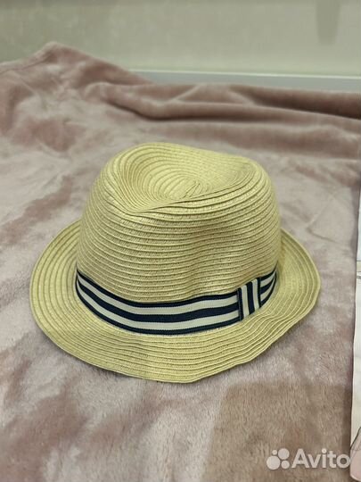 Соломенная шляпа детская