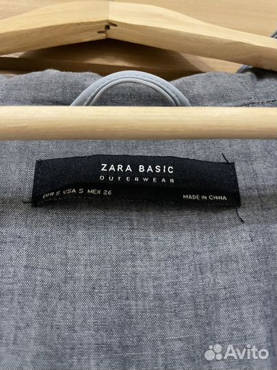 Zara парка плащ водонепроницаемый