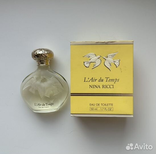 Nina ricci l’air du temps 50 мл винтаж 90е