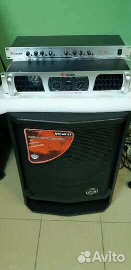 Усилитель мощности volta pа-500. 2 по 500Вт новый