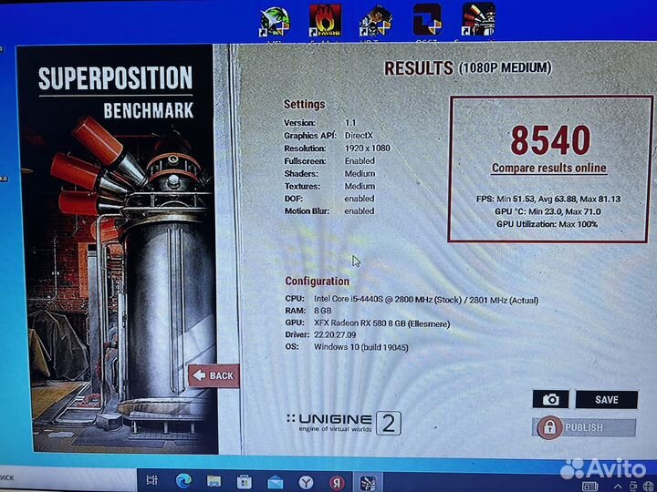 Видеокарта xfx rx580 8GB