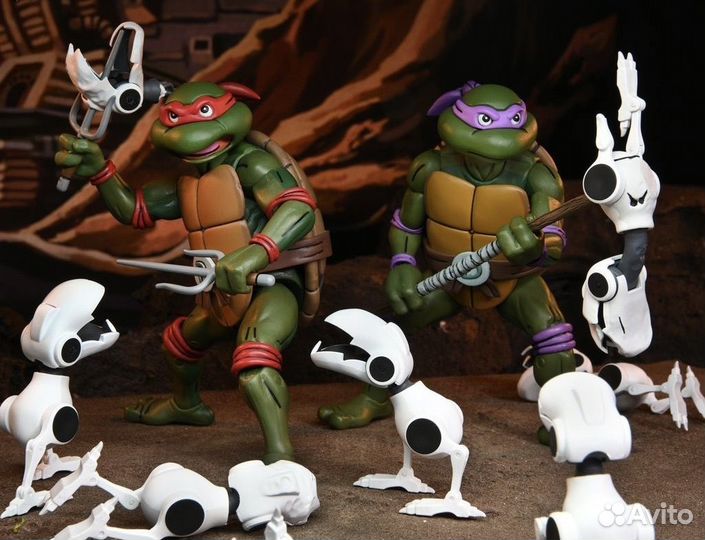 Фигурки Neca Mousers / Маузеры черепашки ниндзя