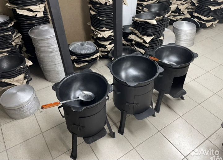 Казан чугунный узбекский