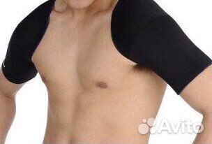 Турмалиновый согревающий аппликатор на плечи