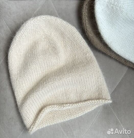 Шапка из пуха норки бини