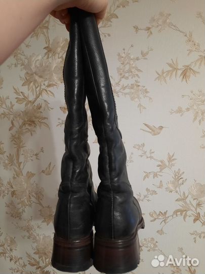 Зимние женские сапоги 40 натуральная кожа