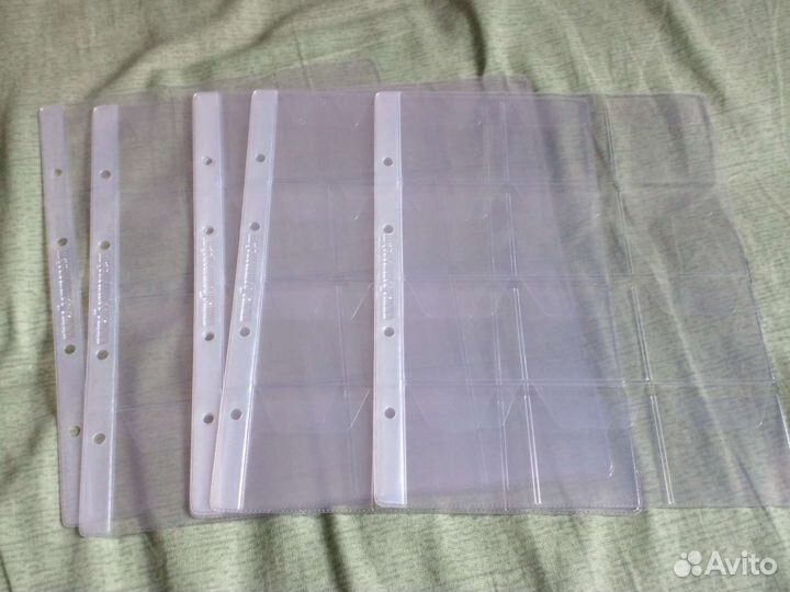 Листы для монет