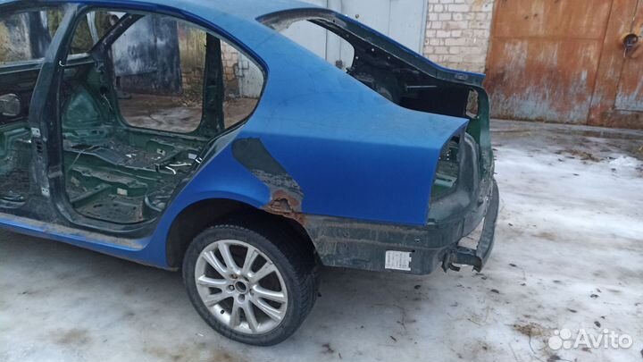 Задняя часть skoda octavia a5 лифтбек